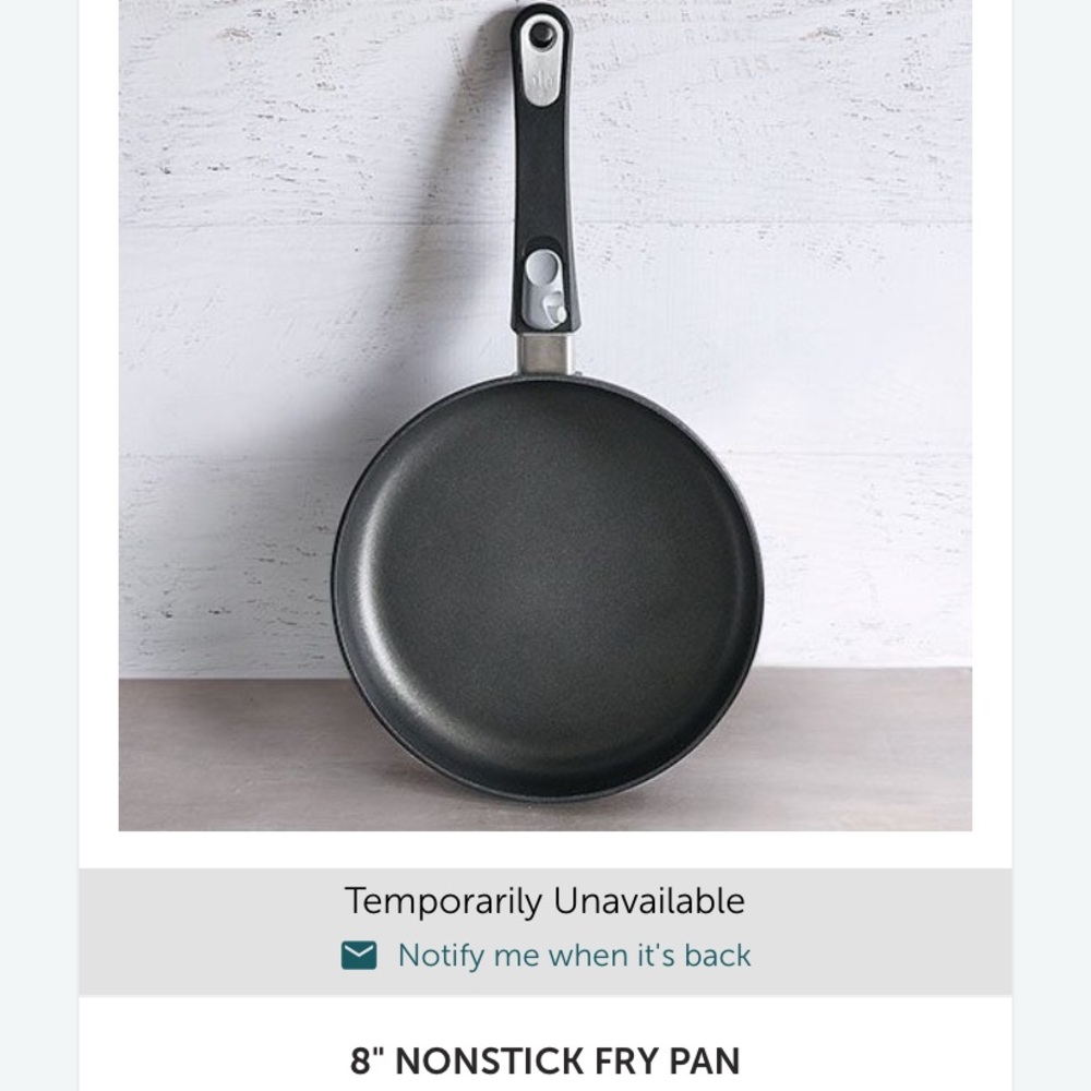 Pampered chef 8 inch fry pan